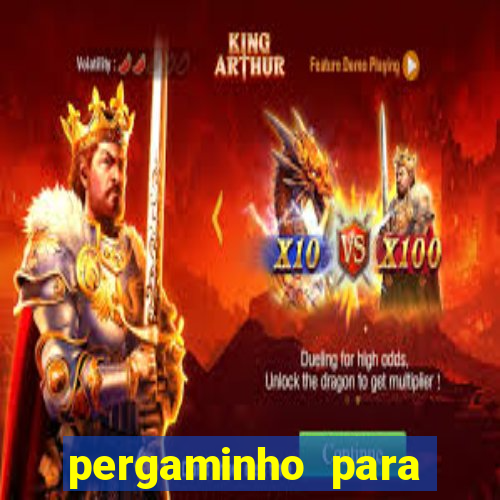 pergaminho para escrever dentro